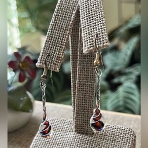 Elegant Multicolor Teardrop Earrings